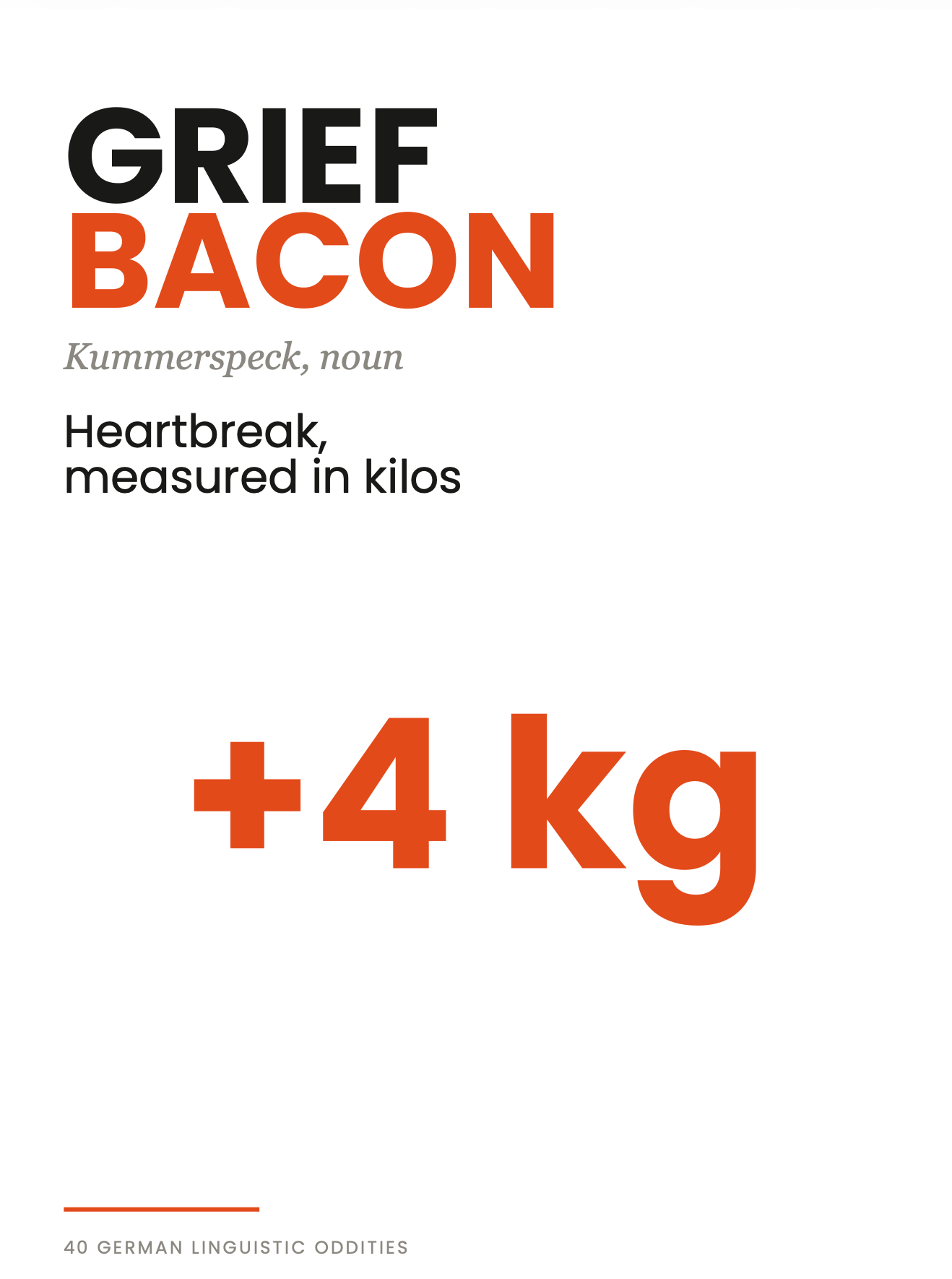 Grief Bacon: My Book of German Words That Refuse to Translate